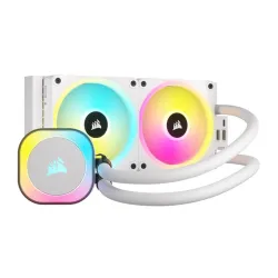 Enfriamiento Líquido Corsair iCUE LINK H100i RGB - 2 Ventiladores - 2400 RPM - Blanco - CW-9061005-WW