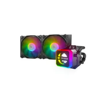 Enfriamiento Líquido COUGAR Helor 240 - 12V - 3 Pines - 2700 RPM - 2 Ventiladores - RGB - 35CCL24.0001