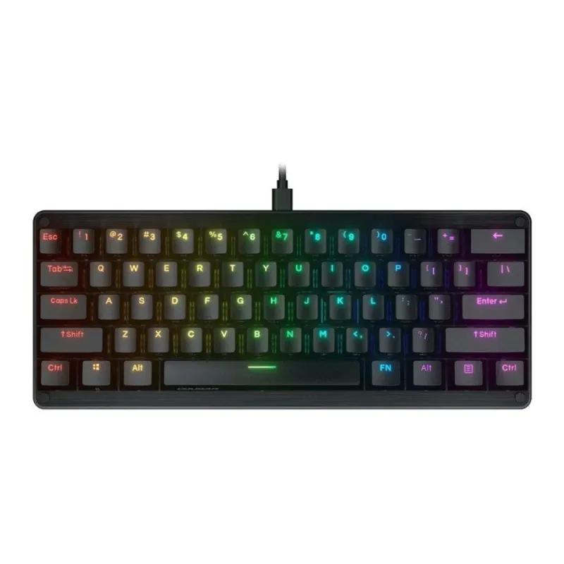 Teclado Gamer Cougar Puri Mini - Alámbrico - Inglés - RGB - Switch Rojo - 37PRMRM1MI.0002