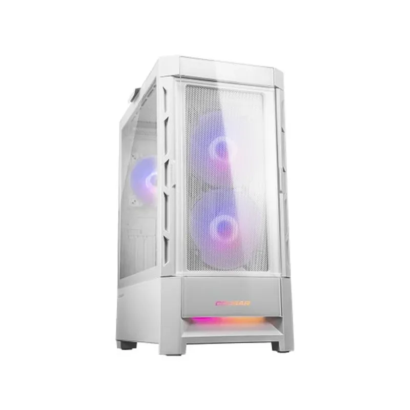 Gabinete Gamer COUGAR Duoface RGB - Media Torre - ATX/CEB/E-ATX/Micro ATX/Mini ITX - Panel Lateral - Blanco - 385ZD10.0003