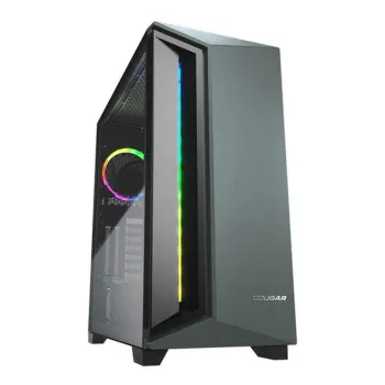Gabinete Gamer COUGAR DarkBlader X7 - Media Torre - ATX/CEB/E-ATX/Micro ATX/Mini-ITX - Panel Lateral - Verde - 385UM30.0005