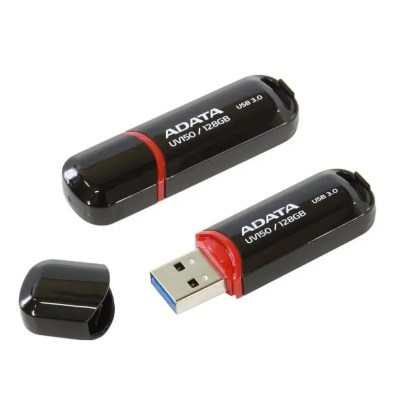 Memoria Usb Adata Auv150 128Gb Color Negro 3.2 - AUV150-128G-RBK