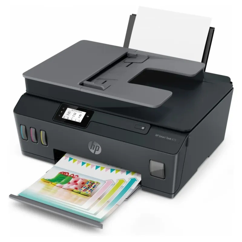 Multifuncional HP Smart Tank 615, Color, Inyección, Inalámbrico, Print/Scan/Copy/Fax - Y0F71A#AKY