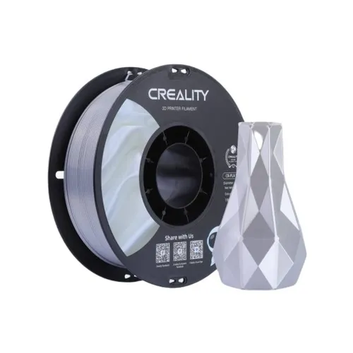 Bobina de Filamento Creality CR-Silk - 1.75 mm - 1 kg - Plata - 3301120007