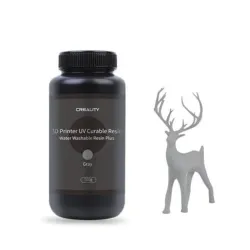 Resina Creality Lavable Plus - 500g - Gris - 3302010045 Resina Creality Lavable Plus - 500g - Gris - 3302010045