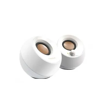 Bocinas para Computadora Creative Pebble - Alámbrico - USB - Blanco - 51MF1680AA001