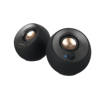 Bocinas Creative Pebble - Alámbrico - USB-C - 8W - Negro - 51MF1695AA000