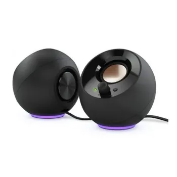 Bocinas Creative Pebble - Alámbrico - USB-C - 8W - Negro - RGB - 51MF1725AA000