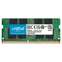 Memoria RAM Crucial CB16GS3200 - DDR4 - 16GB - 3200MHz - SO-DIMM - para Laptop - CB16GS3200 Memoria RAM Crucial CB16GS3200 - DDR4 - 16GB - 3200MHz - SO-DIMM - para Laptop - CB16GS3200