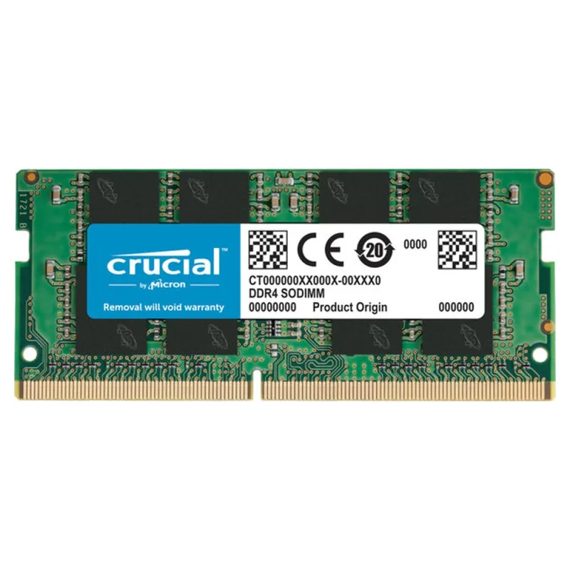 Memoria RAM Crucial CT8G4SFRA32A - DDR4 - 8GB - 3200MHz - SO-DIMM - para Laptop - CT8G4SFRA32A