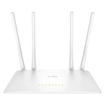 Router CUDY WR1200 - 2.4/5GHz - 300/867Mbps - 4x RJ-45 - 4 Antenas - WR1200