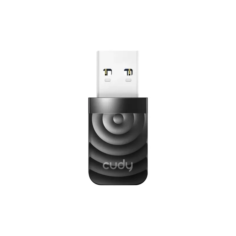 Adaptador de Red CUDY WU1300S - 2.4/5GHz - 400/867 Mbps - USB 2.0 - WU1300S