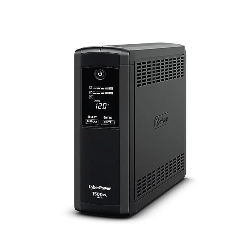 UPS CyberPower CP1500AVRLCD - 1500VA/900W - 12 Contactos - Línea interactiva - LCD - AVR - CP1500AVRLCD