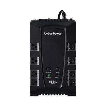 No Break CyberPower - 685VA/390W - 8 Contactos - Línea Interactiva - AVR - CP685AVRG