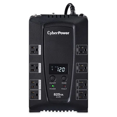 UPS CyberPower CP825AVRLCDA - 825VA/450W - 8 Contactos - Línea Interactiva - CP825AVRLCDA UPS CyberPower CP825AVRLCDA - 825VA/450W - 8 Contactos - Línea Interactiva - CP825AVRLCDA