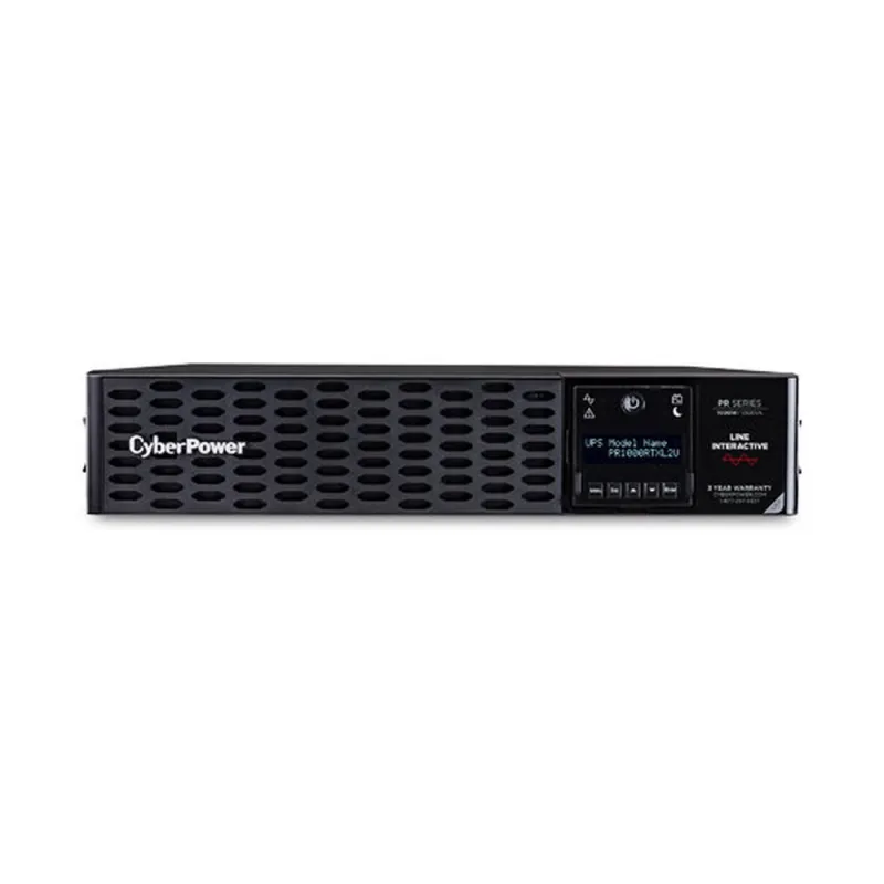 UPS CyberPower PR1000RTXL2U - 1000VA/1000W - 8 Contactos - Línea interactiva - LCD - AVR - PR1000RTXL2U