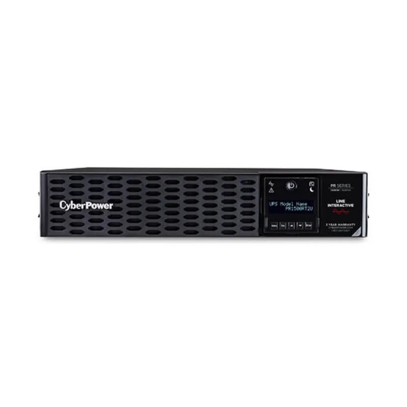 UPS CyberPower PR1500RT2U - 1500VA/1500W - 8 Contactos - Línea interactiva - LCD - AVR - PR1500RT2U