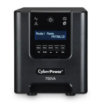 UPS CyberPower PR750LCD - 750VA/525W - 6 Contactos - Línea interactiva - LCD - AVR - PR750LCD