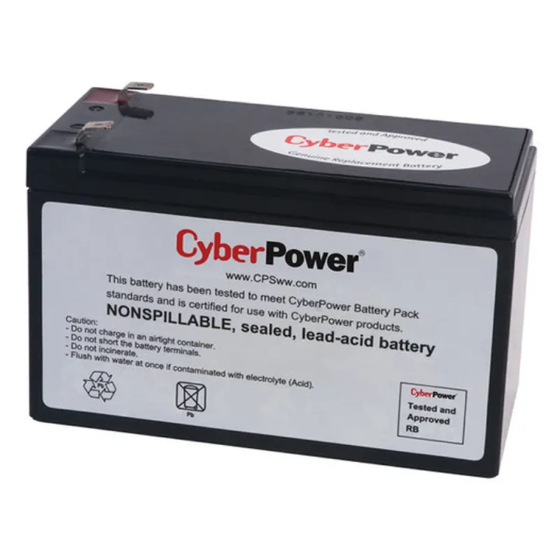 Batería De Reemplazo Cyberpower Rb1290 12V/9Ah - RB1290