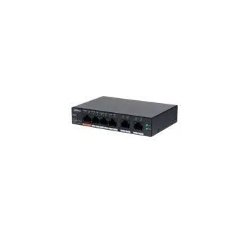 Switch Dahua CS4006-4ET-60 - Gigabit Ethernet - 4 Puertos - 2 Uplink - Gestionable - CS4006-4ET-60