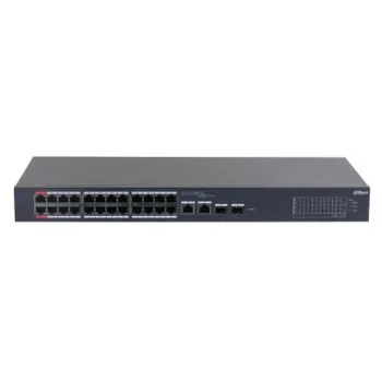 Switch Dahua CS4226-24ET-240 - Fast Ethernet - 24 Puertos PoE - 2 Uplink - 2 SFP - Administrado - DH-CS4226-24ET-240