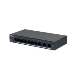 Switch Dahua DH-CS4010-8GT-110 - Gigabit Ethernet - 8 Puertos PoE++ - 2 Uplink - Administrado - DH-CS4010-8GT-110 Switch Dahua DH-CS4010-8GT-110 - Gigabit Ethernet - 8 Puertos PoE++ - 2 Uplink - Administrado - DH-CS4010-8GT-110