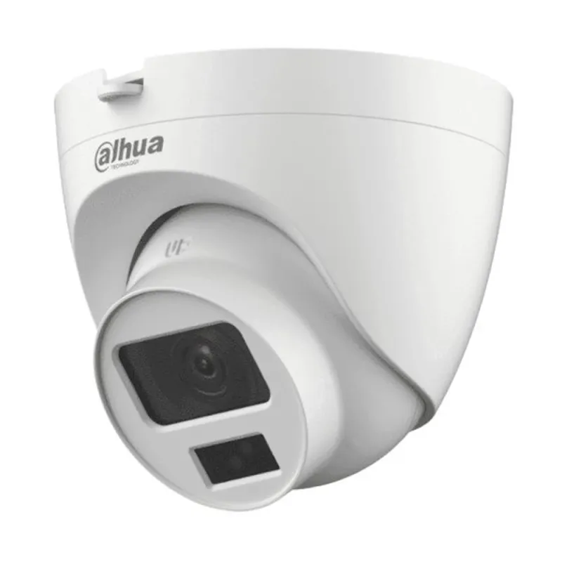 Cámara CCTV Dahua DH-HAC-HDW1200CLQN-IL-A - 2MP - Domo - 2.8mm - IR 20M - Micrófono Integrado - DH-HAC-HDW1200CLQN-IL-A