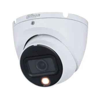 Cámara CCTV Dahua DH-HAC-HDW1200TLMN-IL-A - 2MP - Domo - Lente 2.8mm - IR 20M - Micrófono integrado - DH-HAC-HDW1200TLMN-IL-A