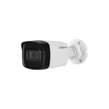 Cámara CCTV Dahua DH-HAC-HFW1500TLN-A-0280B-S2 - 5MP - Bala - Lente Fijo 2.8mm - IR 80M - Micrófono - DH-HAC-HFW1500TLN-A-0280B-S2