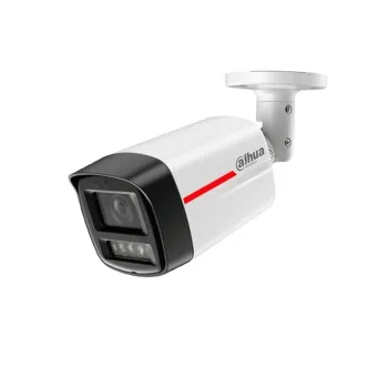 Cámara IP Dahua DH-IPC-HFW2249TL-S-PRO - 2MP - Bala - Lente 2.8mm - Luz Cálida 50M - Micrófono - RJ-45 - DH-IPC-HFW2249TL-S-PRO