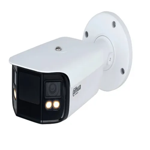 Cámara IP Dahua DH-IPC-PFW5849-A180-E2-ASTE - 2x4MP - Bala - Lente 3.6mm - Ethernet - DH-IPC-PFW5849-A180-E2-ASTE