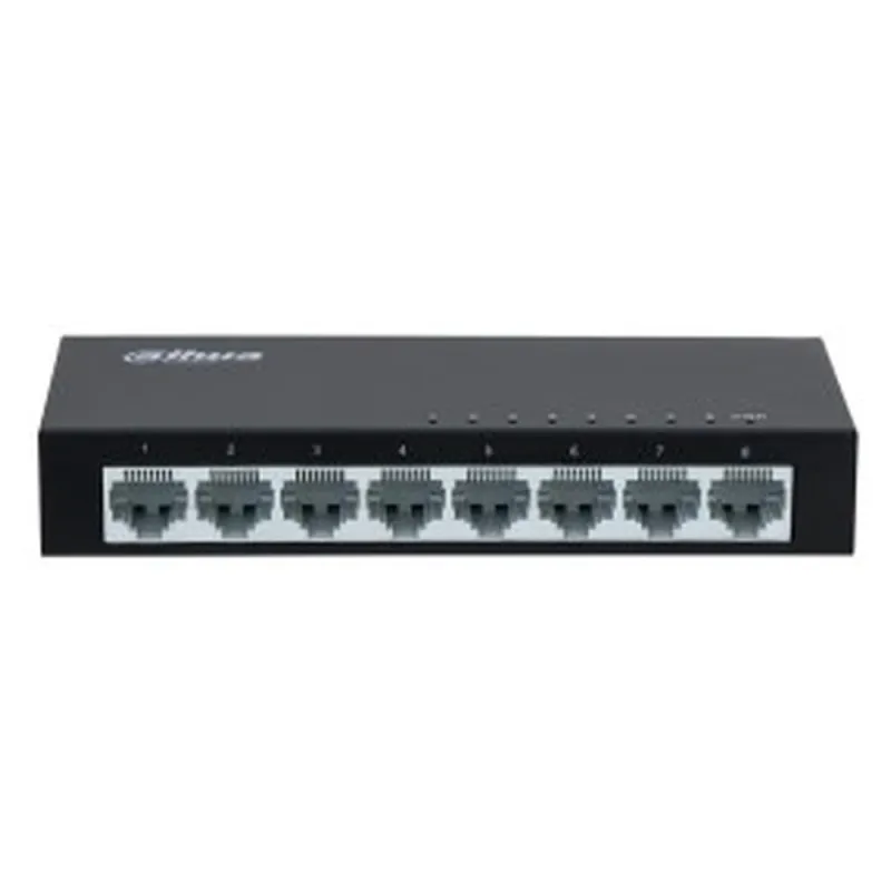 Switch Dahua PFS3008-8ET - Fast Ethernet - 8 Puertos - No Gestionado - DH-PFS3008-8ET
