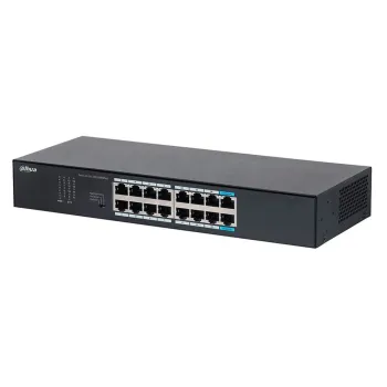 Switch Dahua S3016-16GT - Gigabit Ethernet - 16 Puertos - No Administrable - DH-S3016-16GT