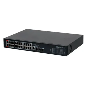 Switch Dahua DH-S4101-24ET2GF-360-C - Fast Ethernet - 24 Puertos PoE++ - 2 Uplink - 2 SFP - Gestionado - DH-S4101-24ET2GF-360-C