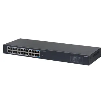 Switch Dahua SG1024 - Gigabit Ethernet - 22 Puertos - 2 Uplink - No Gestionable - DH-SG1024