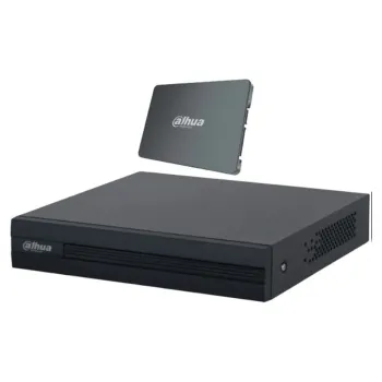 DVR Dahua XVR1B08-I-SSD - 8 Canales - Hasta 1TB - HDMI - VGA - USB - Ethernet - Incluye SSD 512GB - DH-XVR1B08-I-SSD