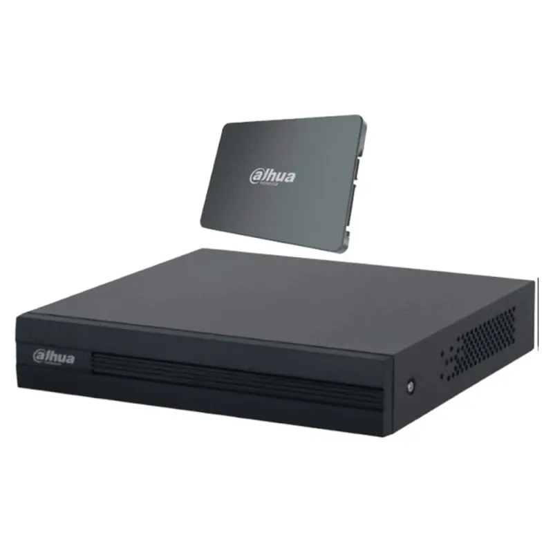 DVR Dahua XVR1B08-I-SSD - 8 Canales - Hasta 1TB - HDMI - VGA - USB - Ethernet - Incluye SSD 512GB - DH-XVR1B08-I-SSD