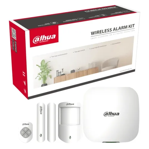 Kit de Alarma Dahua DHI-ART-ARC3000H-03-FW2 - Inalámbrico - Admite 150 Periféricos - 4G - Wi-Fi - Ethernet - DHI-ART-ARC3000H-03-FW2