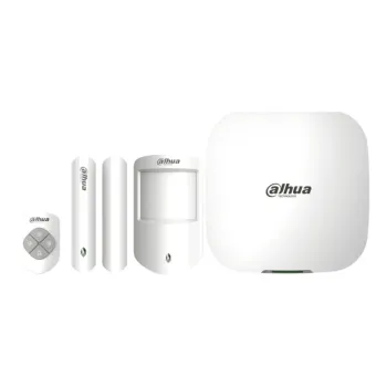 Kit de Alarma Dahua ARC3000H - Panel - Sensor de Movimiento - Sensor Magnético - Control Remoto - DHI-ART-ARC3000H-03-W2