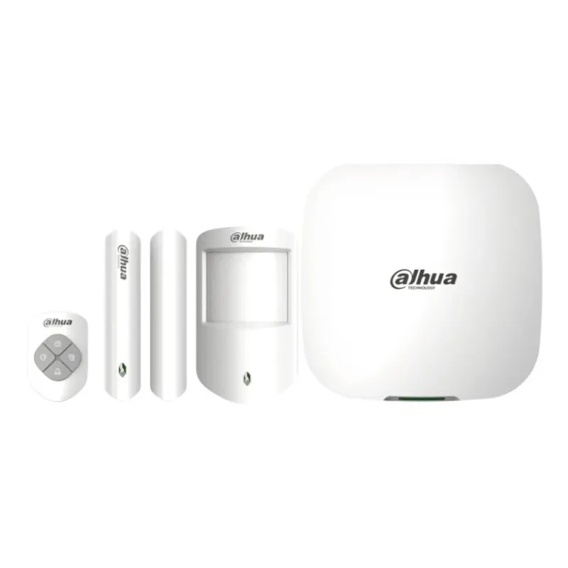 Kit de Alarma Dahua ARC3000H - Panel - Sensor de Movimiento - Sensor Magnético - Control Remoto - DHI-ART-ARC3000H-03-W2