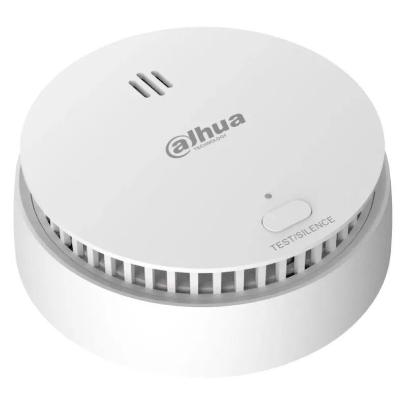 Detector de Humo Dahua DHI-HY-SA21A-W2 - Inalámbrico - Sensor Fotoeléctrico de Doble Cámara - Sirena Interna - 85dB - DHI-HY-SA21A-W2