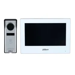 Kit de Videoportero Hibrido Dahua DHI-KTH01 - Frente de Calle Analógico - Monitor DHI-VTH2624GW-WP - DHI-KTH01 Kit de Videoportero Hibrido Dahua DHI-KTH01 - Frente de Calle Analógico - Monitor DHI-VTH2624GW-WP - DHI-KTH01