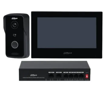 Kit de Videoportero IP Dahua KTP03 - Monitor 7" - Frente de Calle - Switch PoE - DHI-KTP03