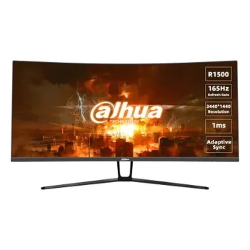 Monitor Gamer Dahua LM34-E330CA - 34" - WQHD - 165Hz - HDMI - DisplayPort - Curvo - LM34-E330CA