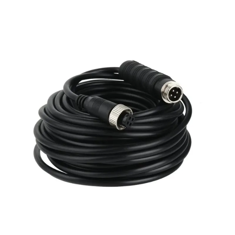 Cable Extensor Dahua MCNU-GXF4-GXM4-12 - M12 Hembra a M12 Macho - 4 Pines - 12M - MCNU-GXF4-GXM4-12