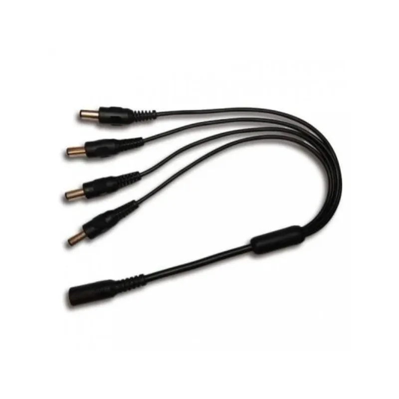 Cable Divisor Alimentación Dahua PFM979-1S4P - Tipo Pulpo - 4 Conectores Macho - 1 Conecto Hembra - PFM979-1S4P