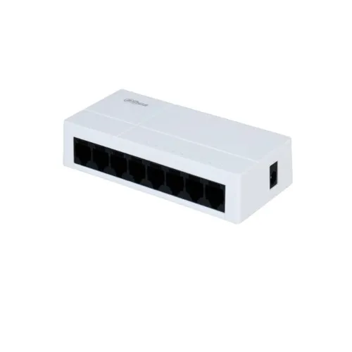 Switch Dahua PFS3008-8GT-L - Gigabit Ethernet - 8 Puertos - No Gestionado - Blanco - PFS3008-8GT-L