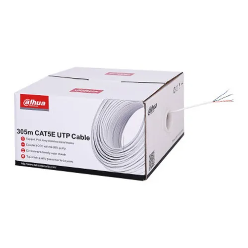 Bobina Dahua PFM920I-5EUN - Cat5e - 305M - Blanco - DH-PFM920I-5EUN