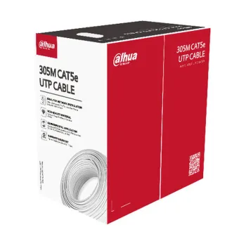 Bobina Dahua - Cat5e - 100M - 4 Pares - Blanco - DH-PFM920I-5EUN-C-V2-100