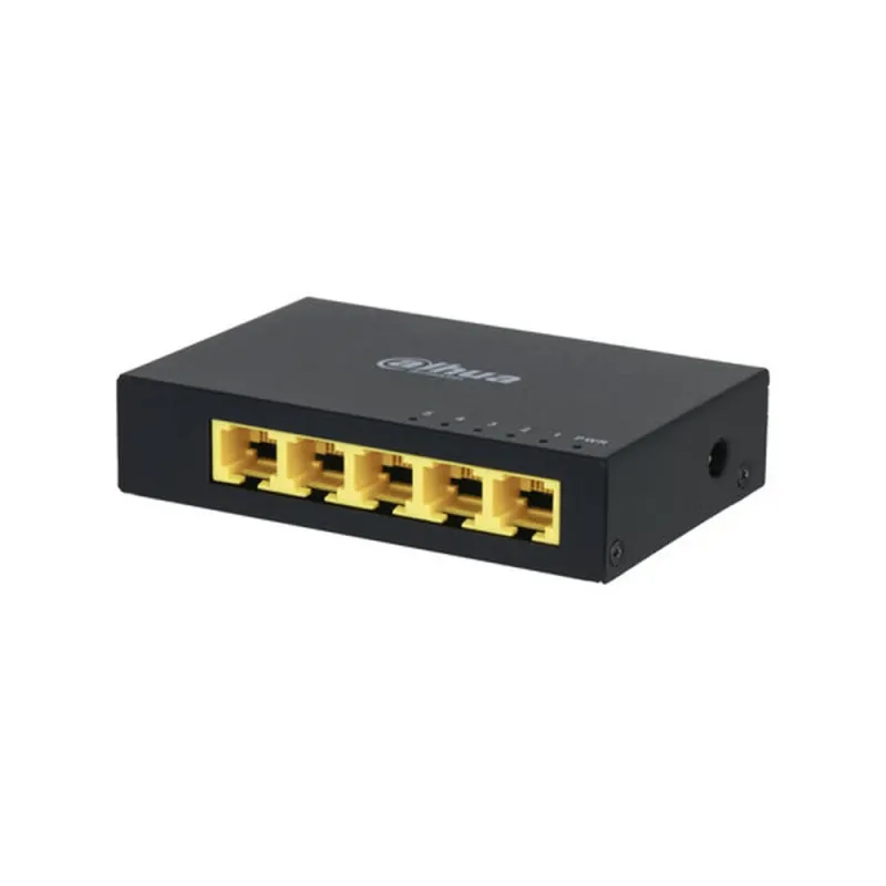Switch Dahua DH-PFS3005-5GT - Gigabit Ethernet - 5 Puertos - No Gestionado - DH-PFS3005-5GT